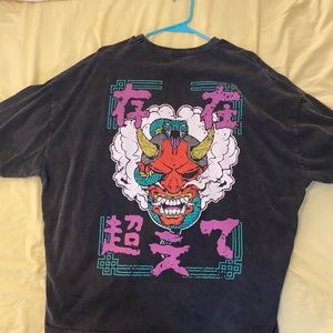 Oversized ASOS Hannya Mask Tshirt